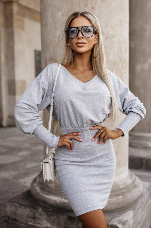 Bodycon Mini Sweatshirt Dress