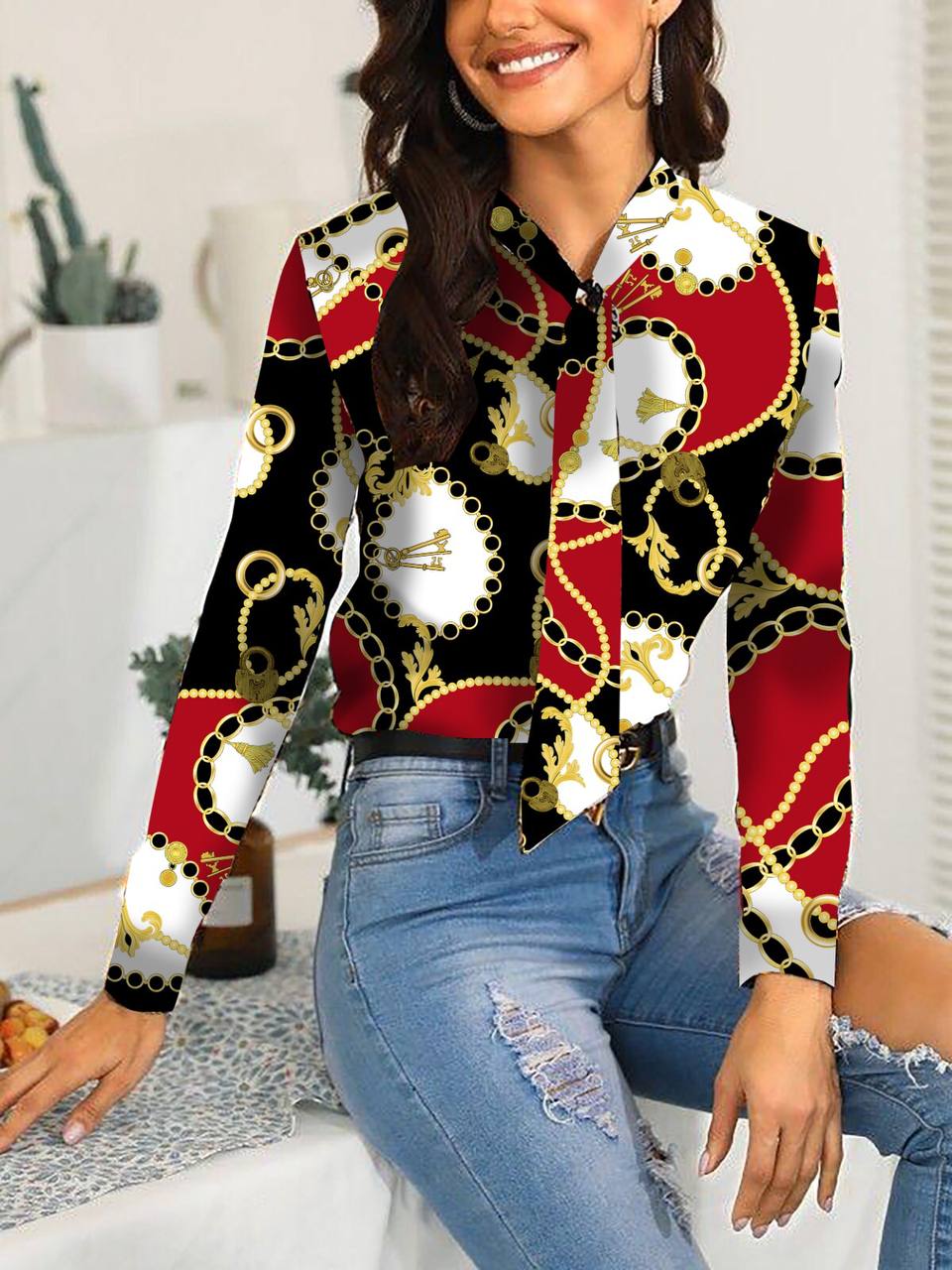 Printed Designer Blouse