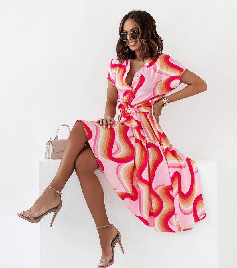 Printed Designer Dress