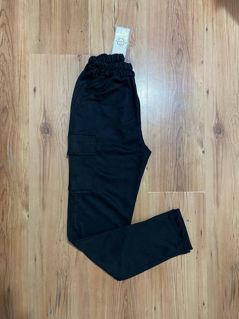 Cargo Sweatpants Solid Jogger Pants with Pocket