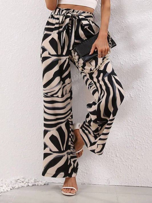 Printed Flowy Pants