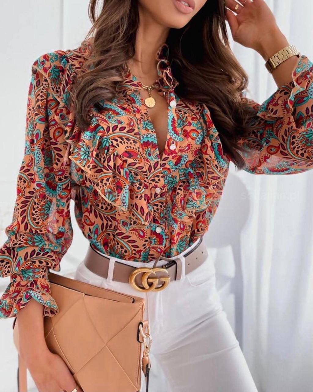 Paisley Printed Designer Shirt